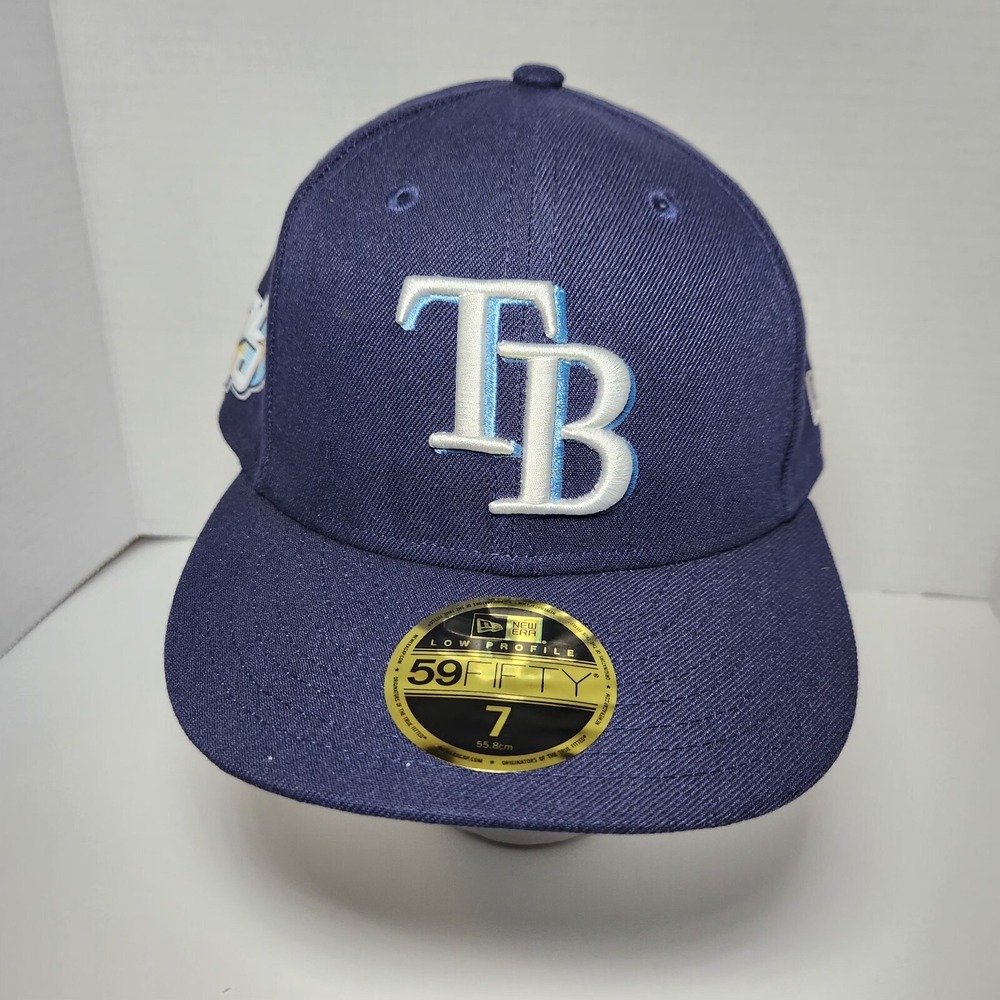 TAMPA BAY‎ RAYS NEW ERA 59FIFTY ON FIELD  FITTED MLB CAP HAT SIZE 7 NEW